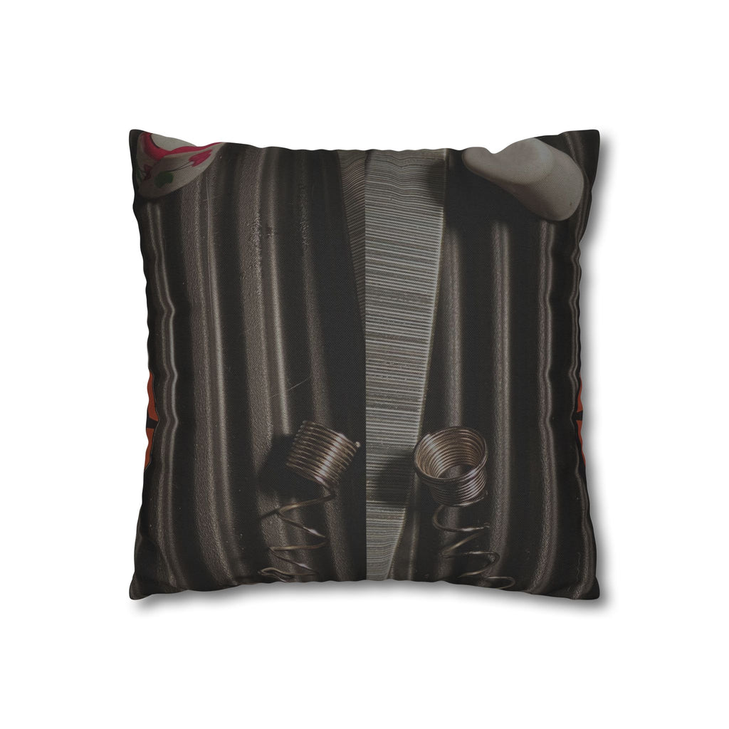 Spun Polyester Square Pillowcase
