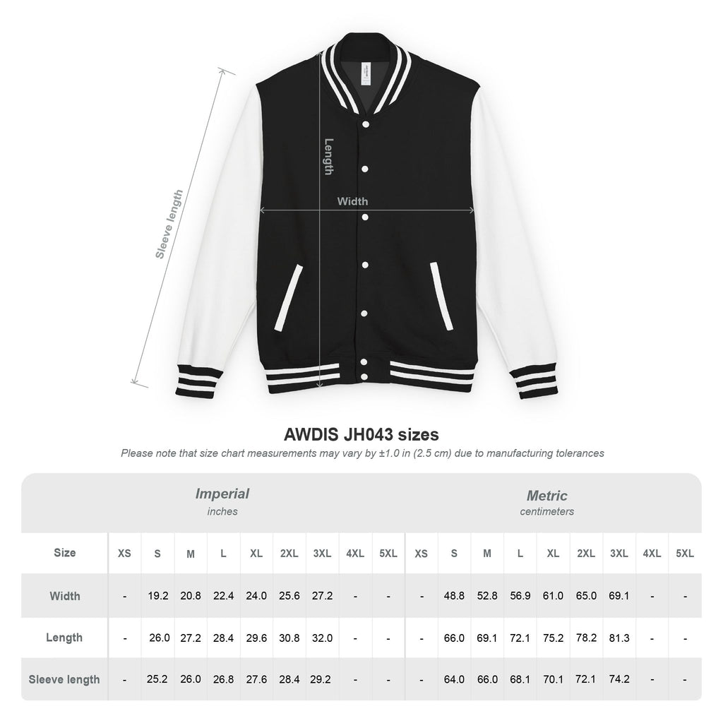 FnF Studio Radio Purple Retro Graphic Letterman Jacket