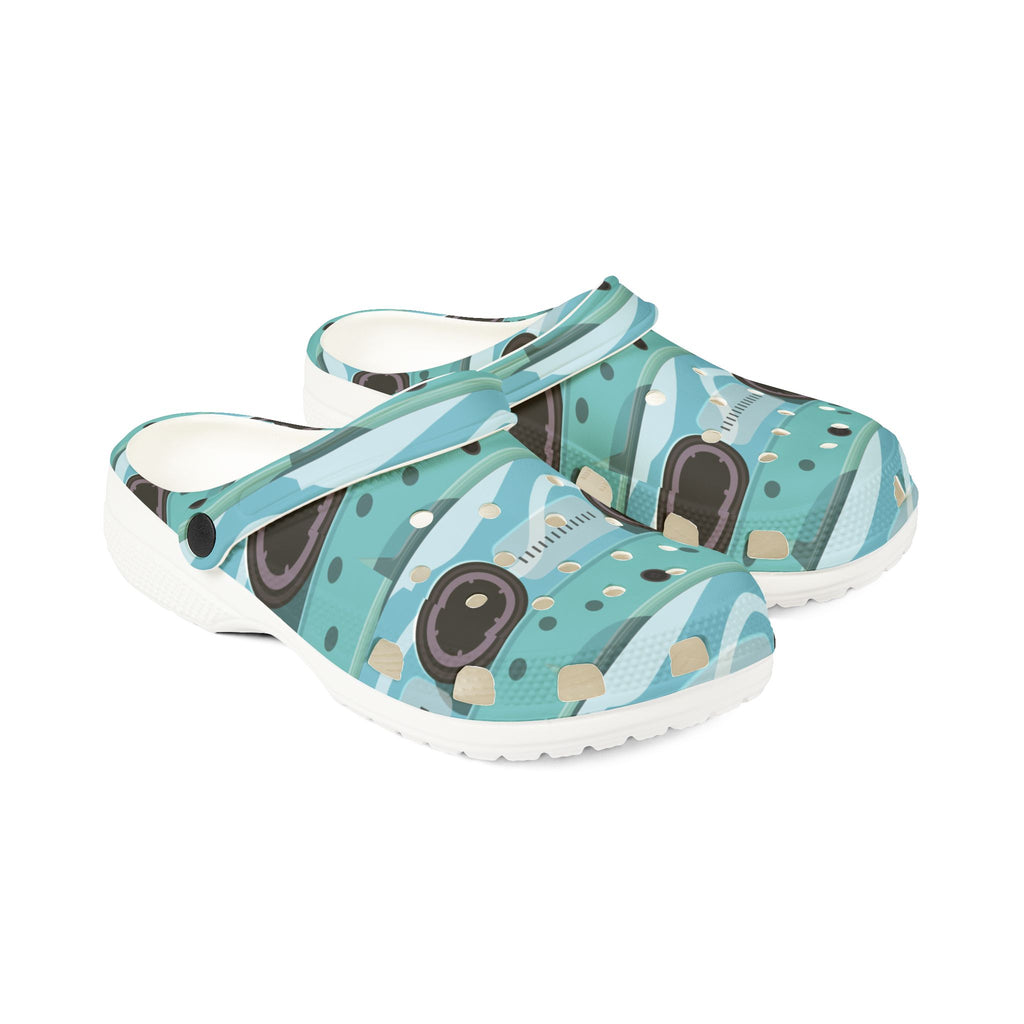 FnF Studio RadioRetro Boombox Pattern Clogs