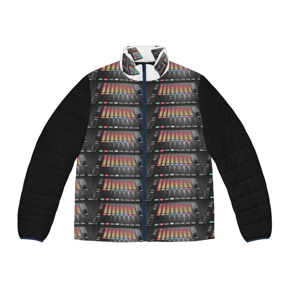 Men's Maschine Puffer Jacket (AOP)