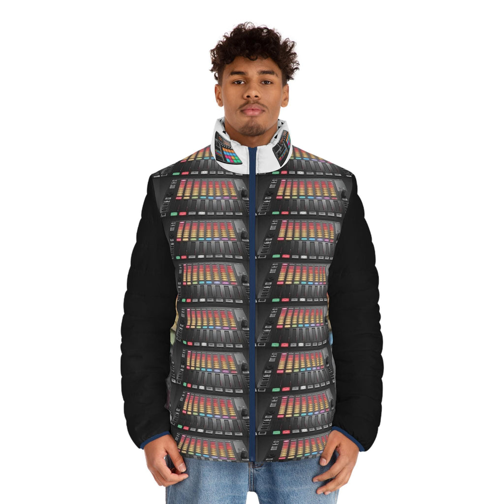 Men's Maschine Puffer Jacket (AOP)