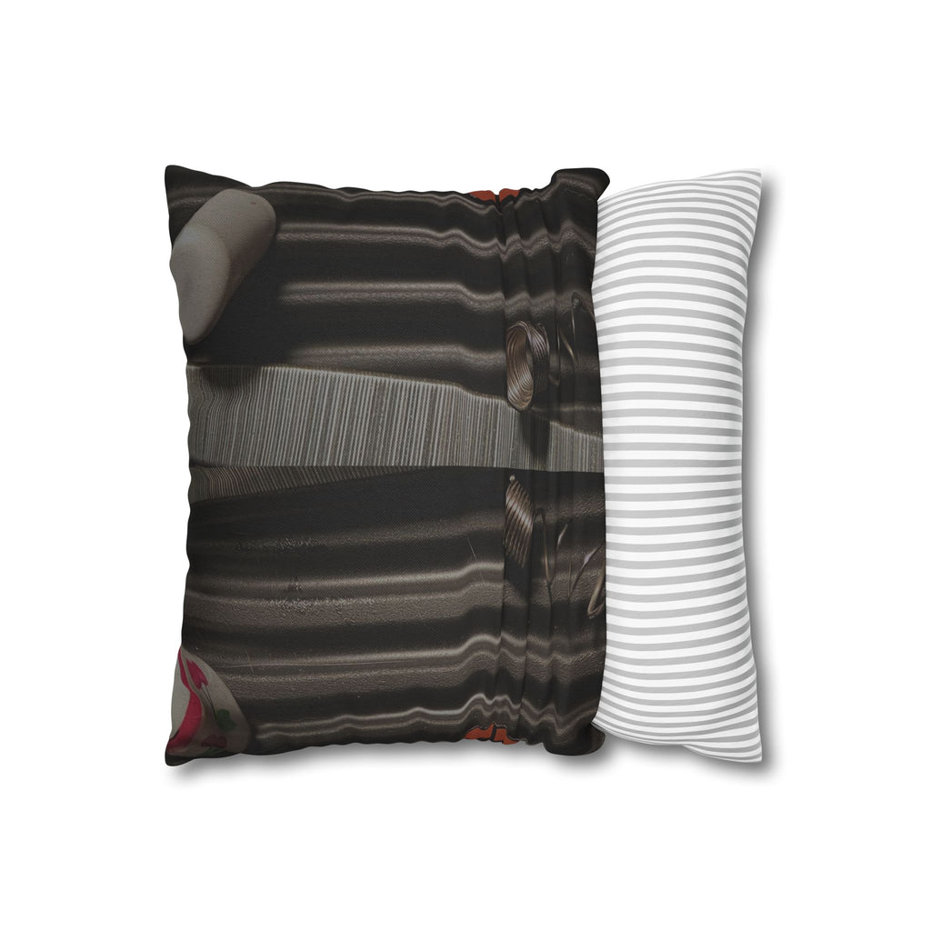Spun Polyester Square Pillowcase