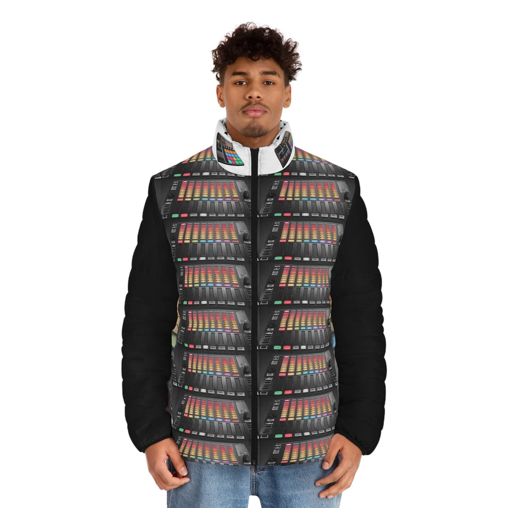 Men's Maschine Puffer Jacket (AOP)