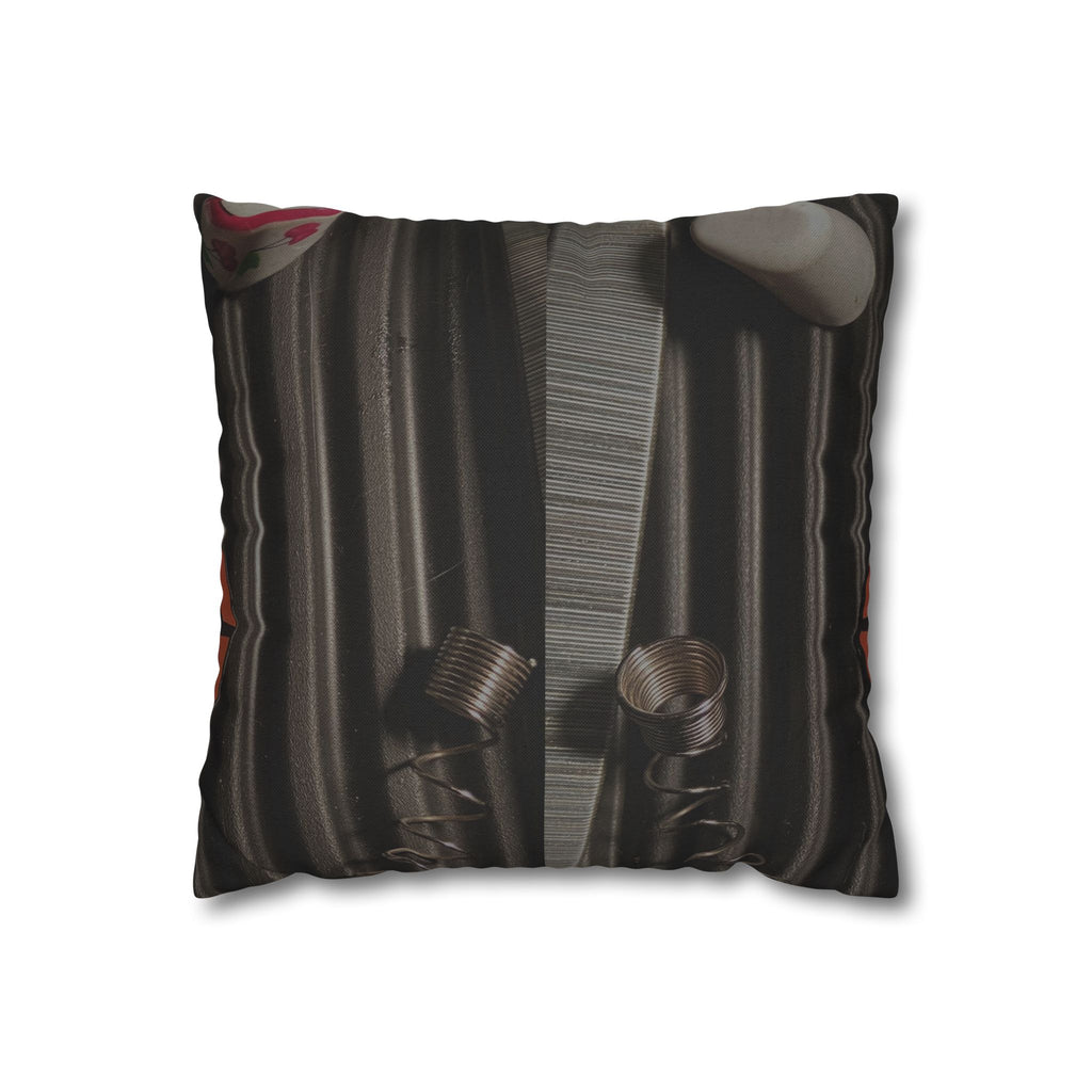 Spun Polyester Square Pillowcase
