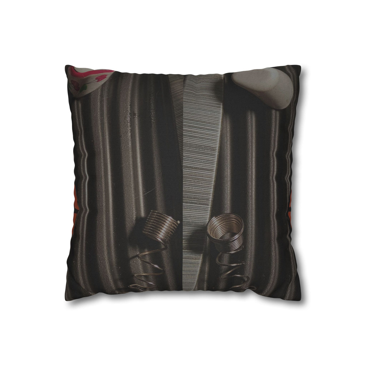 Spun Polyester Square Pillowcase