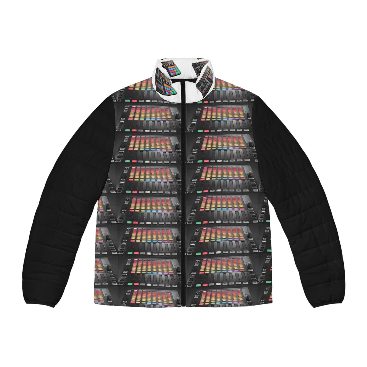 Men's Maschine Puffer Jacket (AOP)
